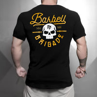 Men’s Moisture-Wicking Performance T-Shirt Black Skull Edition